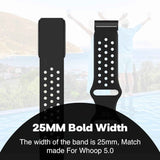 Whoop 5.0 Compatible Silicone Strap – Adjtable Sport-Inspired Band, Breathable & Lightweight Replacement Wristband for Men & Women