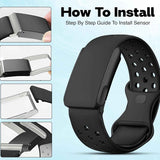 Whoop 5.0 Compatible Silicone Strap – Adjtable Sport-Inspired Band, Breathable & Lightweight Replacement Wristband for Men & Women