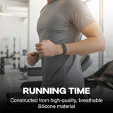 Whoop 5.0 Compatible Silicone Strap – Adjtable Sport-Inspired Band, Breathable & Lightweight Replacement Wristband for Men & Women