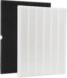 116130 Filter H HEPA Replacement Compatible with Winix 5500-2 Plasmawave Air Purifier and Winix AM80 Air Purifier - 2 HEPA and 2 Activated Carbon Filters Combo Pack