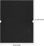 116130 Filter H HEPA Replacement Compatible with Winix 5500-2 Plasmawave Air Purifier and Winix AM80 Air Purifier - 2 HEPA and 2 Activated Carbon Filters Combo Pack