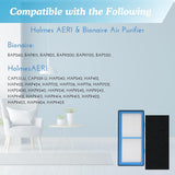 AER1 Filter Replacement for Holmes Air Purifier HAPF30AT HAP242-NUC, Odors Dust VOCs Remover, Total Air 2 True HEPA 4 Carbon Booster, 1.2 x 10 x 4.6 Inches