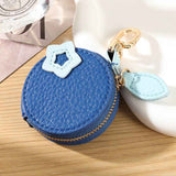 Fruit Coin Purse Keychain 3-Pack - Cute Leather Car Keychain Pendant for Women - Novelty Bag Charm for Keys Handbags Totes - Blueberry (3-Pack) In Australia - Darrahopens