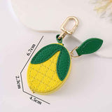Fruit Coin Purse Keychain 3-Pack - Cute Leather Car Keychain Pendant for Women - Novelty Bag Charm for Keys Handbags Totes - Corn (3-Pack) In Australia - Darrahopens