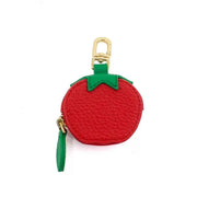 Fruit Coin Purse Keychain 3-Pack - Cute Leather Car Keychain Pendant for Women - Novelty Bag Charm for Keys Handbags Totes - Persimmon (3-Pack) In Australia - Darrahopens