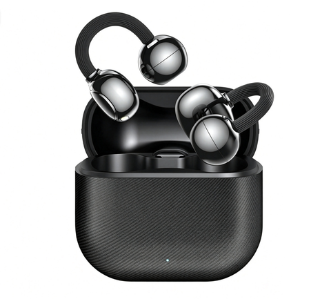 Open-Ear Clip Bluetooth Earphone - NE11S Wireless Earbuds with Bluetooth 6.0 11mm Driver 4.5g Lightweight - Sports Headphones with Mic - Black In Australia - Darrahopens