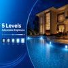 Darrahopens Outdoor Recreation > Camping > Camping Lights & Lanterns Rechargeable Magnetic Pool Light - IP68 Waterproof Underwater LED Light with Remote Control - 16 Colors 2600mAh Battery for Above Ground Inground Pools - 1 Pack In Australia - Darrahopens