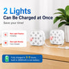 Rechargeable Magnetic Pool Light - IP68 Waterproof Underwater LED Light with Remote Control - 16 Colors 2600mAh Battery for Above Ground Inground Pools - 1 Pack