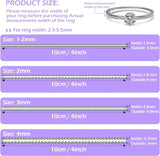 Ring Size Adjuster Kit 26-Pack - Ring Sizer Tool with Measuring Gauge - Resizer Spiral for Loose Rings - Stainless Steel Polishing Cloth