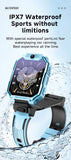 Smart Kids Phone Watch - GPS Tracker Video Call Smartwatch with AI Functions Android OS - Detachable Rotatable Camera for Students - Blue