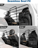 Dog Car Barrier, Pet Barrier Follow the Seat Movement 34"- 58" Width Adjustable SUV Dog Barrier for Back Seat, Vehicle Gate Heavy Duty, Ideal for Sedans SUVs Trucks MPVs