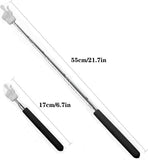 Teacher Pointer Sticks Finger,Pointer for Classroom,Telescoping Hand Pointer, Retractable Classroom Fingers Elementary School Kindergarten Teacher,Classroom Supplies (1 PCS, Black) Black 1 PCS