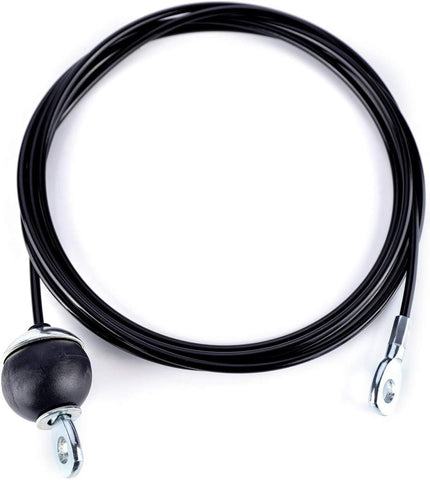 Fitness Pulley Cable,Replacement Cable Machine Accessories,Cable Attachments for Gym -Thick 5mm(0.2inch) Heavy Duty Steel Wire Rope Home  59"