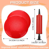 6 Pcs Wiggle Seat Inflated Wobble Cushion for Sensory Kid 13 Inch Balance Disc Kids Flexible Seating Exercise Pad Chair Classroom Office School Curated Color