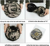 1Pack Anti-Mosquito Mesh Fishing Cap, Mosquito Head Net Hat with Removable Hidden Netting，for Outdoor Hiking Gardening Beekeeping