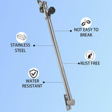 Stainless Steel Hatch Adjuster Boat Lid Support Range 10"-20" Mirror Polished for RV Yachts(Large)