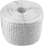 Solid Braid Nylon Anchor Rope (3/8" x 100') Line Boat with Stainless Steel Thimble & Shackle