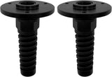 2Pcs PG16 Cable Gland with Anodized Aluminum Base Antirust Anti-corrosive Waterproof IP68 Nylon Joint Adjustable Locknut for 10-14mm Wire Thread
