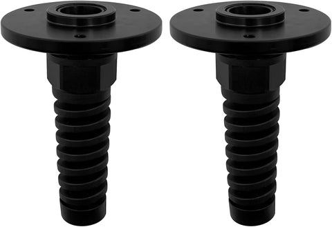 2Pcs PG16 Cable Gland with Anodized Aluminum Base Antirust Anti-corrosive Waterproof IP68 Nylon Joint Adjustable Locknut for 10-14mm Wire Thread