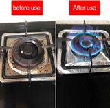 Gas Burner Liners (50 Pack) 8.5" Disposable Aluminium Foil Square Stove Covers - Range Protector to Catch Oil, Grease and Food Spills
