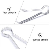 30 Pieces Clear Self-Adhesive Ceiling Hooks, No-Drill Ceiling Hooks, Sticky Hooks with Flagpole Clips for Bedroom, Bathroom, Kitchen, Bedroom Wall, Carnival Item