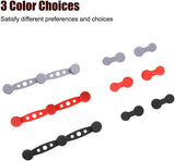 Magnetic Silicone Straps for Air Fryers, 12 Pieces Baking Paper Fastening Straps, Magnetic Silicone Straps for Cooking and Baking in the Air Fryer Black Round