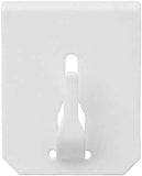 10x Window Hooks Decorative Hooks Window Clips for Window Decorations White 12-20mm UNIVERSAL