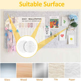 1008 Self-Adhesive Hook and Loop Dots - Petluno 10mm White Hook and Loop Stick on Dots, Round Hook and Loop Fasteners, Self Adhesive Hook and Loop Tape Strips for School Learning Materials, Christmas Cards, Binder Wallets 504