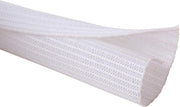 Petluno 13mm-3.1m self-closing cable sleeve woven cable jacket cable protection cuttable White For TV Computer Home Theater Car cables at home and in the office