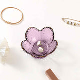 Gifts For Women Trinket Dish Unique Birthday New Home Her Jewellery Tray Cute Room Decor Aesthetic Bedroom Accessories Ring Holders Small Friendship Christmas House Warming Purple-9cm