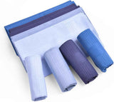 Petluno Men's Cotton Gents Hankies Set, 12 Pack Large Handkerchiefs, Premium Pocket Squares for Men & Women, Classic Grooms, Weddings, Prom, Party 12PCS-4 Colors-D
