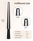 Petluno Ring Sizer Australia, A-Z Measurement Tool Australian Sizes, Finger Size Measure, with Clear Scale, Easy to Use, Gauge for Women, Men (Plastic Set) Plastic Set