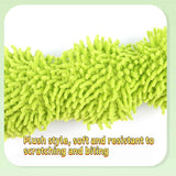 Petluno Cat Catnip Toy for Indoor Cats, Chew Teeth Cleaning, Bite-Resistant Plush Caterpillar Design, Dental Health Benefits, Green