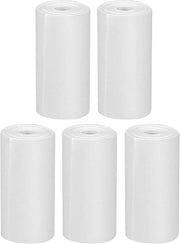 Thermal printing paper refill 5.7*3.0 CM for kids' instant cameras, width 5.7 cm, white, inkless (5 rolls) white