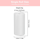 Thermal printing paper refill 5.7*3.0 CM for kids' instant cameras, width 5.7 cm, white, inkless (5 rolls) white