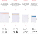Petluno Lingerie Washing Machine Bags - Pack of 11 for Delicate Underwear, Lingerie and Socks