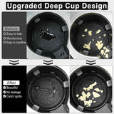Petluno Car Cup Holder Coaster, Silicone Insert, Universal Non-Slip Holders, Interior Accessories for Women and Men, 4 Pack Black