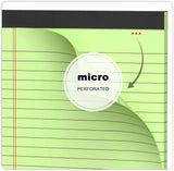 5pcs Small Note Pads 5x8 Notebook College Ruled Legal Color Notepads 5 Pack Study Back Writing x 8 Perforated Narrow of Paper for School & Office Supplies 30 Sheets/Pack Multicolor