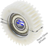 3PCS 36 Tooth E-Bike Wheel Hub Motor Planetary Gears with Bearing Compatible Petluno 38mm Diameter Nylon Gear