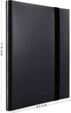 Trading Card Binder, Storage Case for 360 Cards, Compatible with Pokémon (Black) Black
