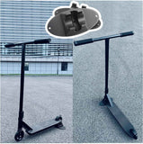 Universal kickstand, 2 pieces, for wheels from 90 mm to 120 mm, stunt kickstand, extra stable stand, professional scooter kickstand, freestyle kickstand, stunt kickstand