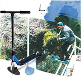 Universal kickstand, 2 pieces, for wheels from 90 mm to 120 mm, stunt kickstand, extra stable stand, professional scooter kickstand, freestyle kickstand, stunt kickstand
