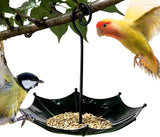 Bird feeder house, 18 x 16.5 cm, protection for poultry, outer covers, small adjustable height cover, bird feeding station for garden, balcony, rain shelter