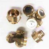 2 PCS 3 Hole Brass Atomizing Nozzle Mist Water, Brass Garden Spray Sprinkler for Gardening and Agriculture