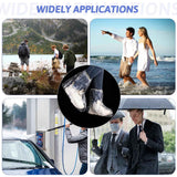 10 pairs of waterproof rain shoe covers with elastic bands, disposable shoe covers for men and women, transparent waterproof anti-slip shoe covers for outdoor camping