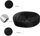 Patio rocking chair Cover waterproof Oxford fabric heavy Veranda lounge garden chair outdoor furniture protective cover (black)