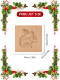 3D wooden cookie cutters for Halloween, Thanksgiving, Christmas, Easter, plunger cutters, squirrel