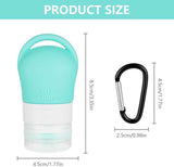 Petluno Travel Bottles, set of 4, 38 ml, refillable, toiletries, travel set, travel size, leak-proof silicone travel containers #5 4pk