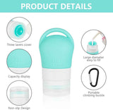 Petluno Travel Bottles, set of 4, 38 ml, refillable, toiletries, travel set, travel size, leak-proof silicone travel containers #5 4pk