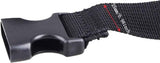 Gordelband 25 mm black nylon luggage strap flat side release buckle suitcase baggage strap with adjustable packing straps for DIY crafting backpack wrapping 1.5 meters 4 pieces